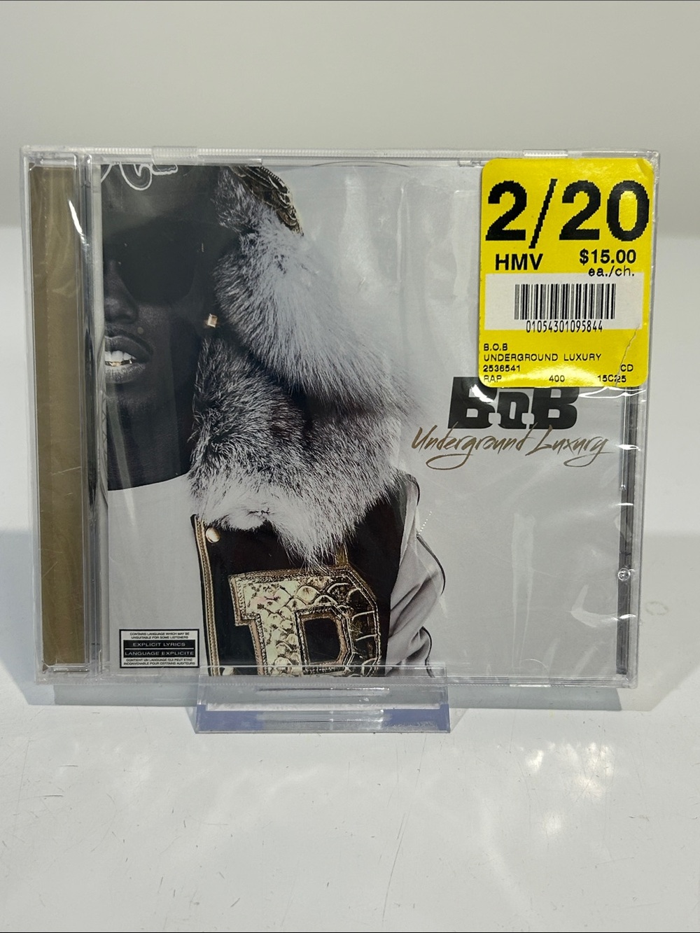 🤯5 for $20🤯 B.O.B. “Underground Luxury” CD [Rap Pop]